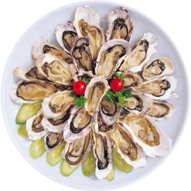 Marinated oysters