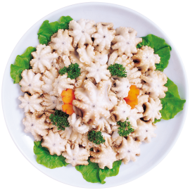 octopus with vegetables