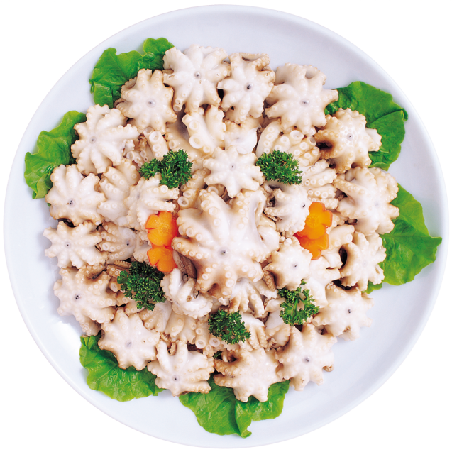 octopus with vegetables