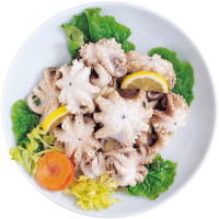 octopus with vegetables